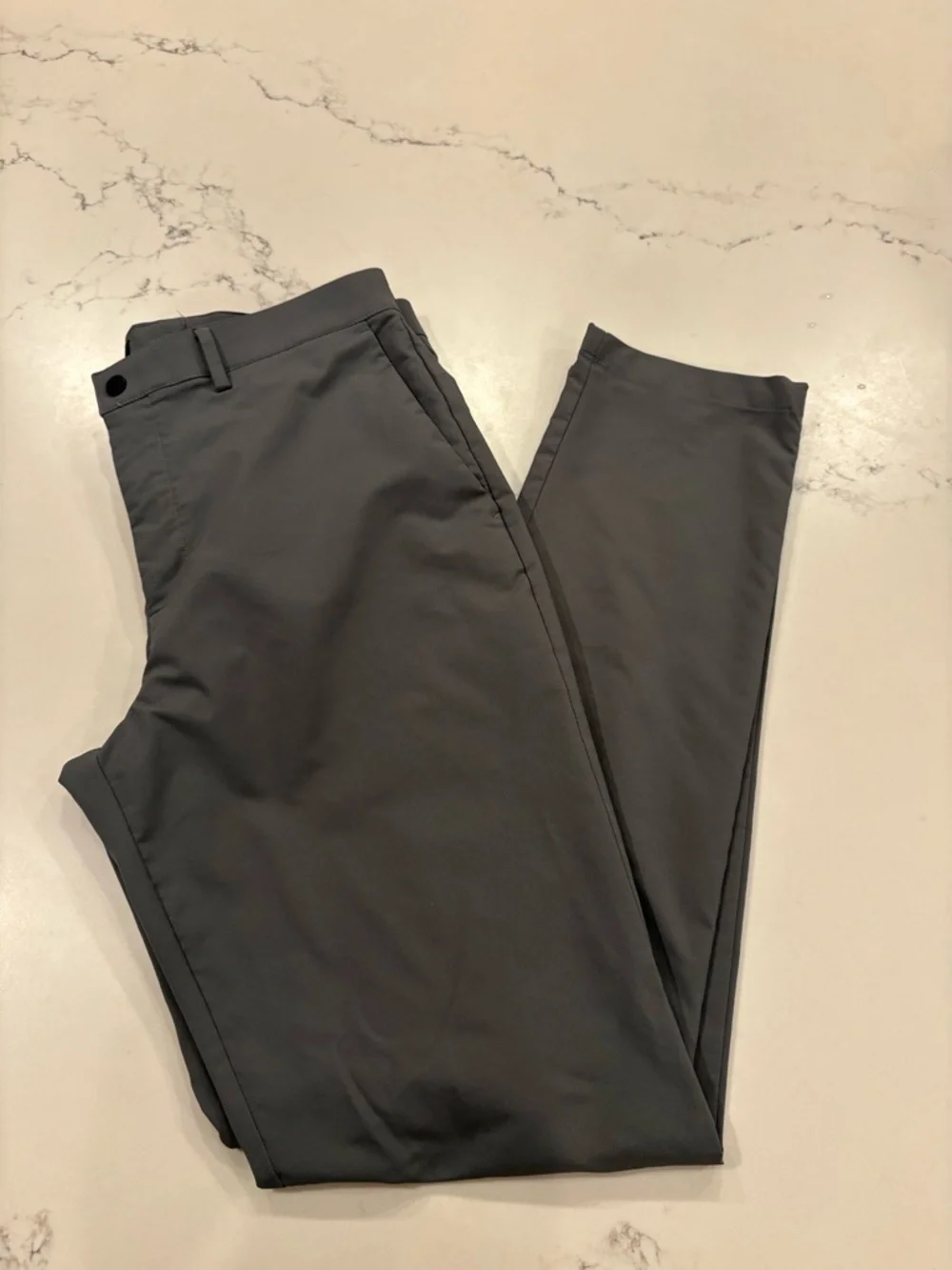 Men's Banana Republic Athletic Slim Fit Performance Pant 33x34 Gray